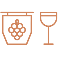 Vector pictogram of connection with a Cloudy Bay Wine Advisor