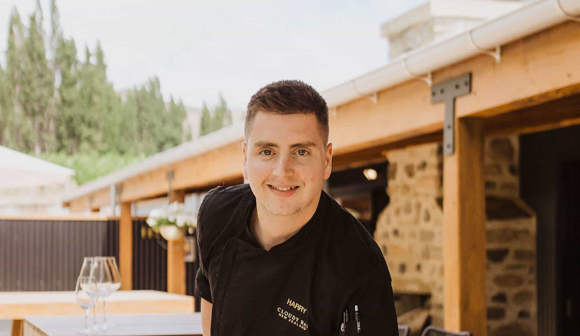 Image of new Central Otago Cloudy Bay chef Harry Bonning-Snook
