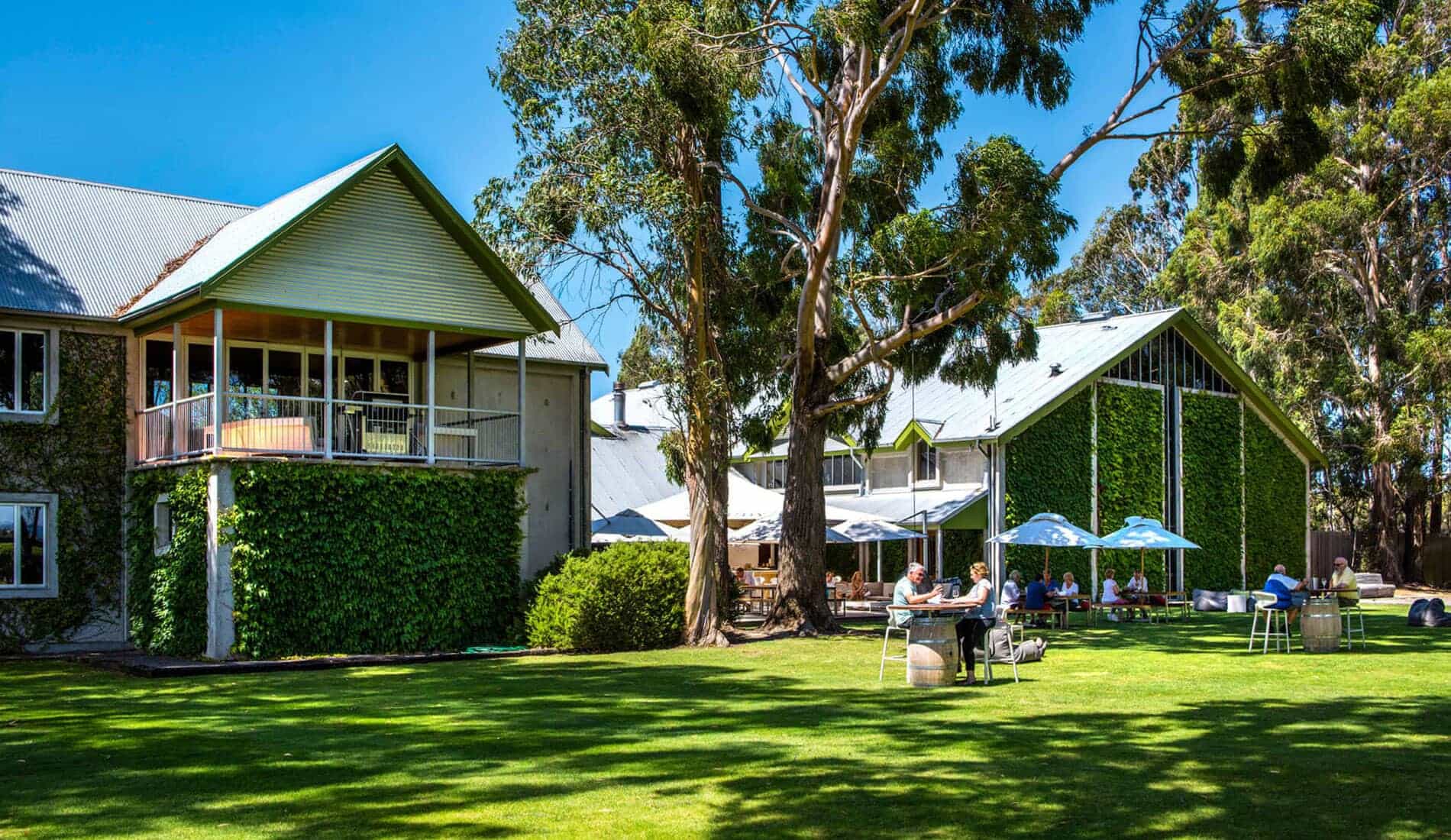 Exterior of Cloudy Bay's Marlborough tasting rooms