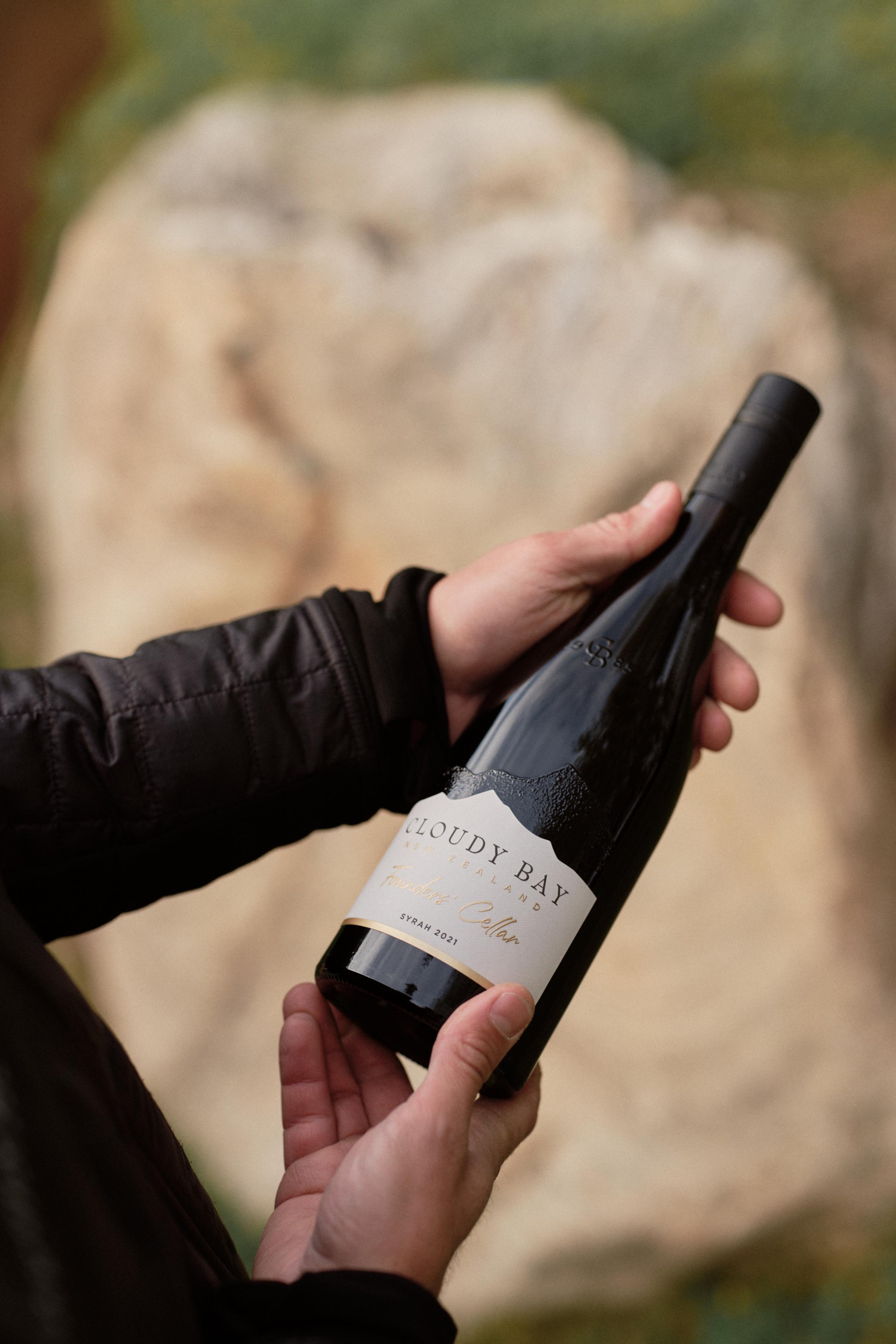 The Founders' Cellar Syrah 2021 comes from a tiny block of our Staete Landt Vineyard in Central Wairau.