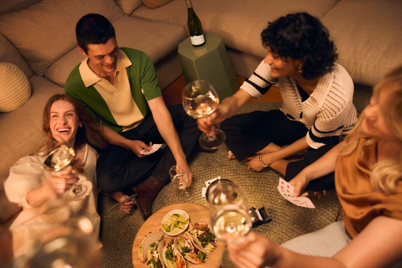 friends-laughing-and-cheersing