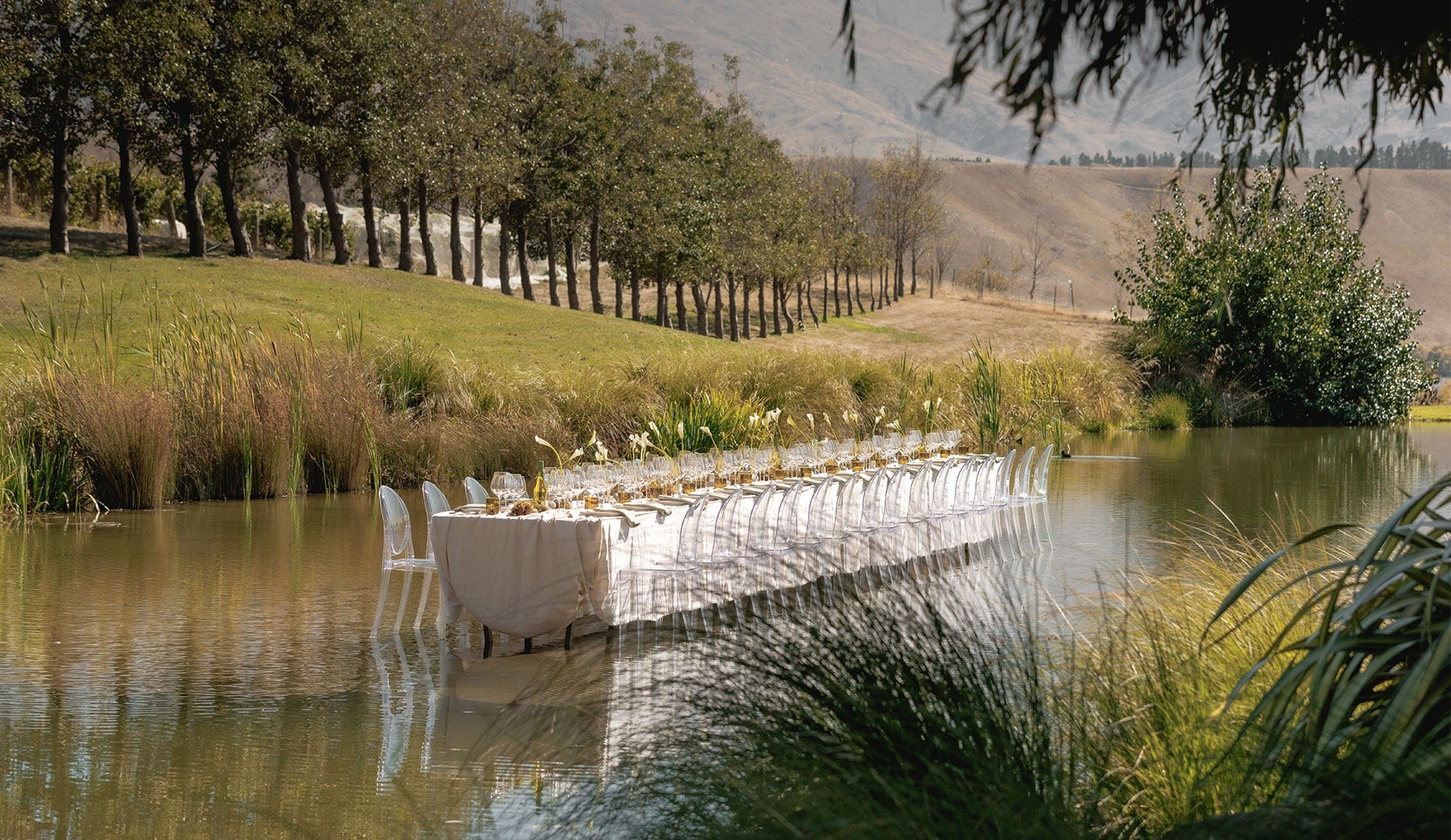Cloudy Bay - Wonderscape table setting 