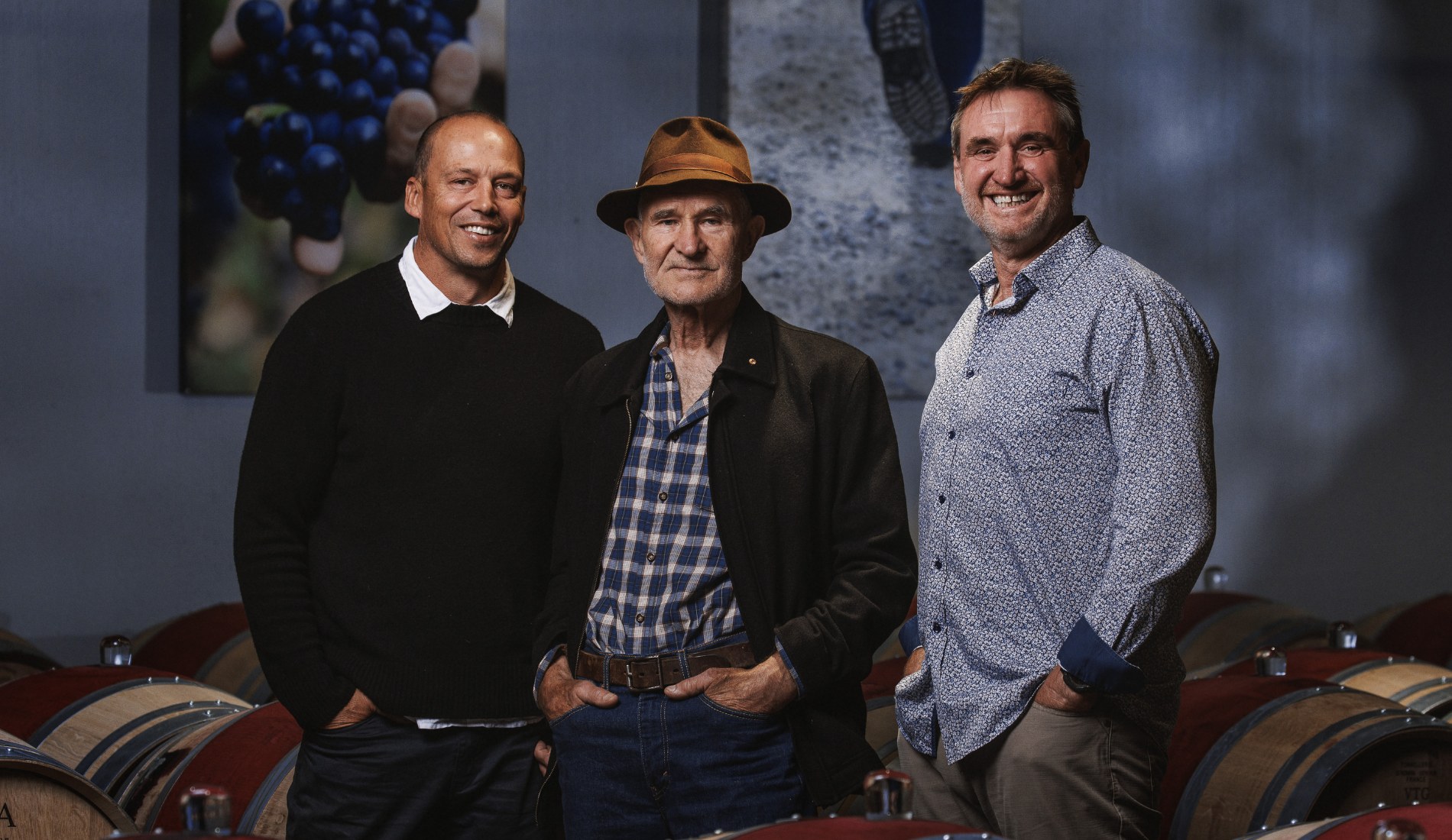 Nikolai St George, David Hohnen and John Flanagan