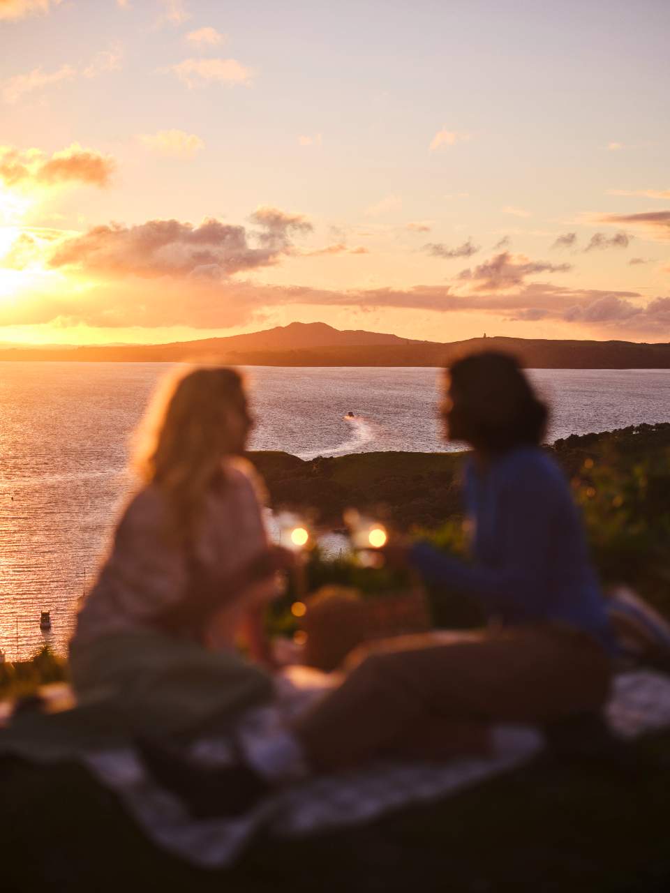 sunset with friends