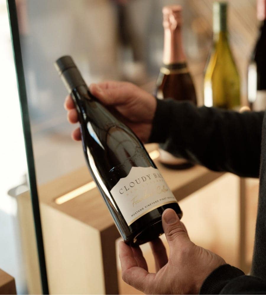 Our Founders' Cellar Mustang Vineyard Pinot Noir is a wine that can be enjoyed year-round.