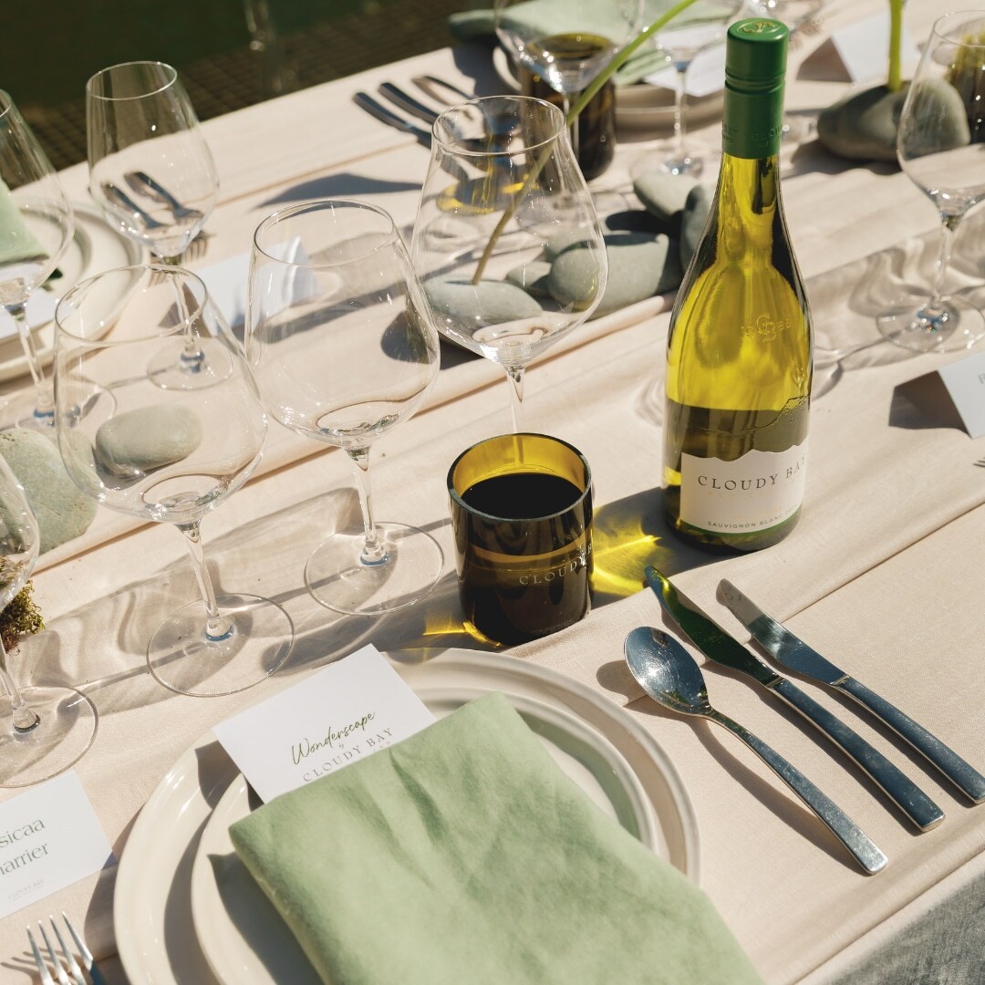 table setting at wonderscape