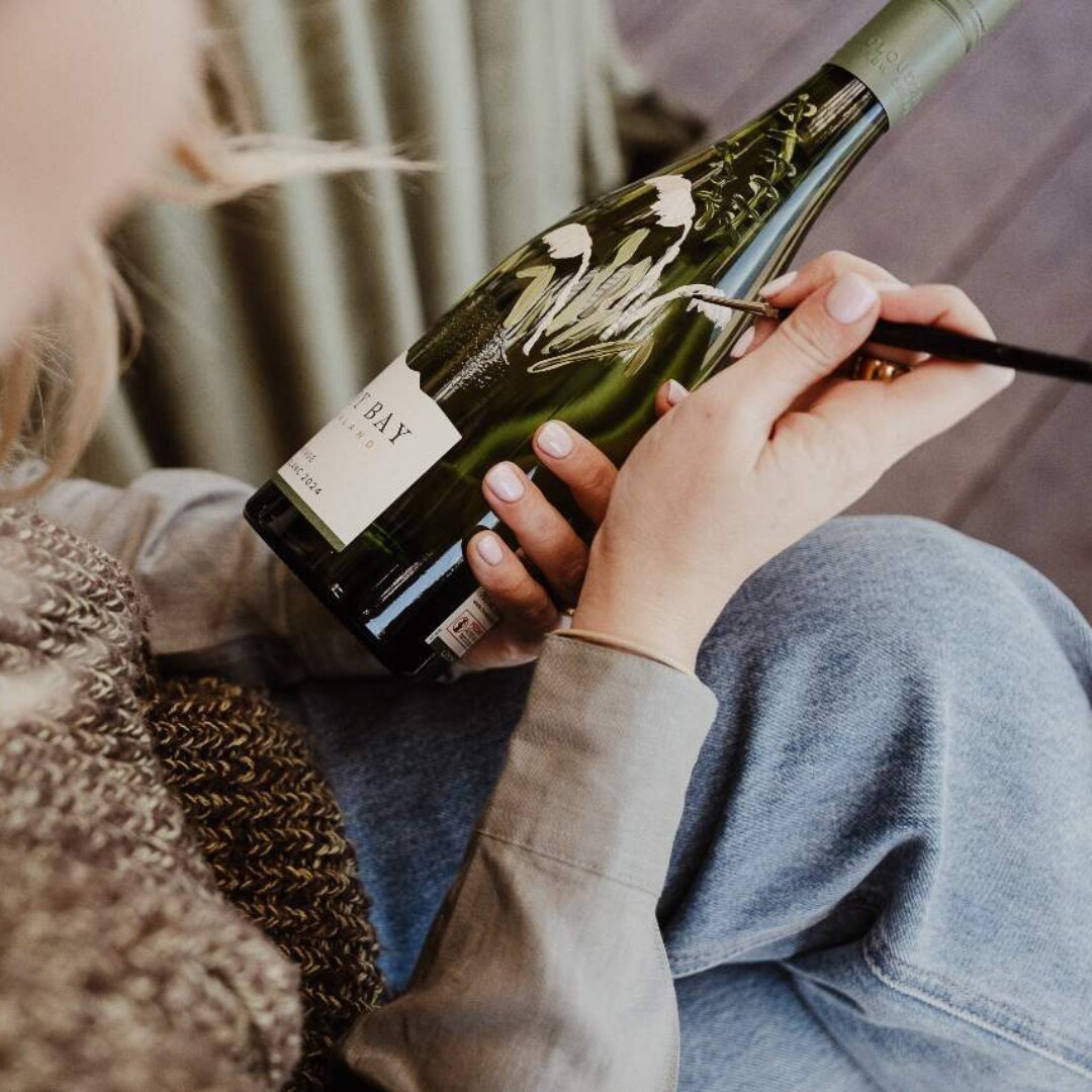 brogan scott painting on bottle