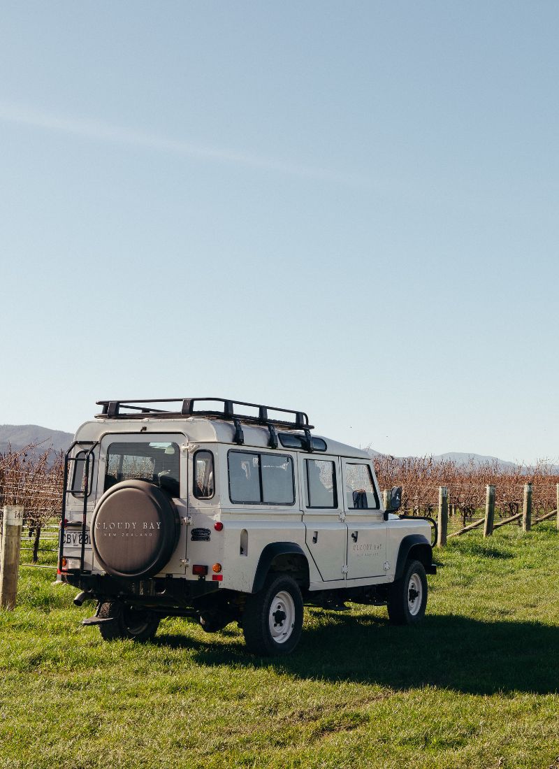 Cloudy Bay branded Land Rover