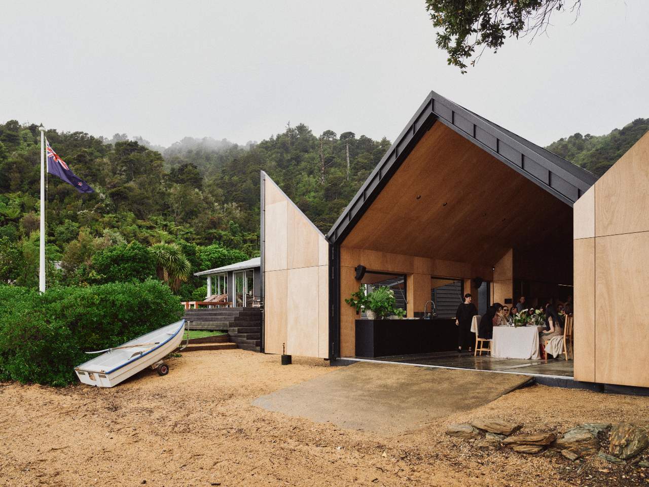 marlborough sounds boatshed