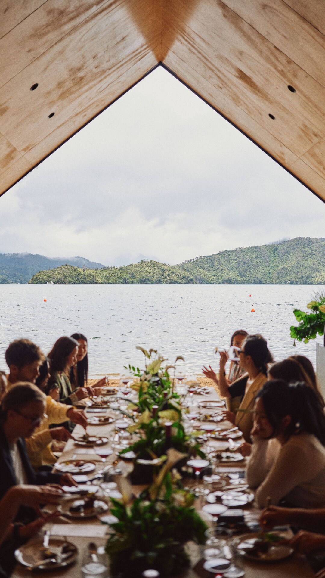 view out of boatshed