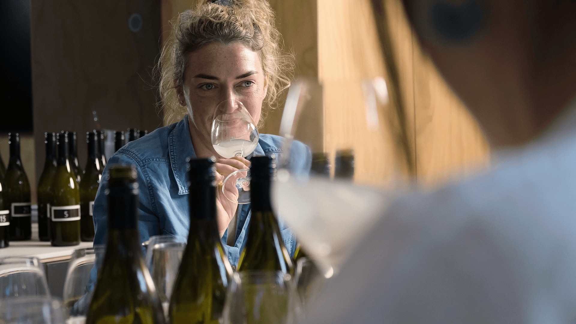 kelly with sauvignon blanc