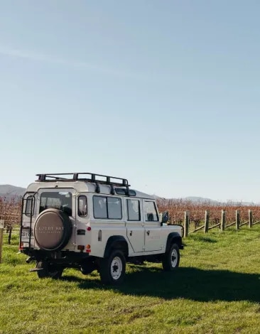 Cloudy Bay-branded Land Rover
