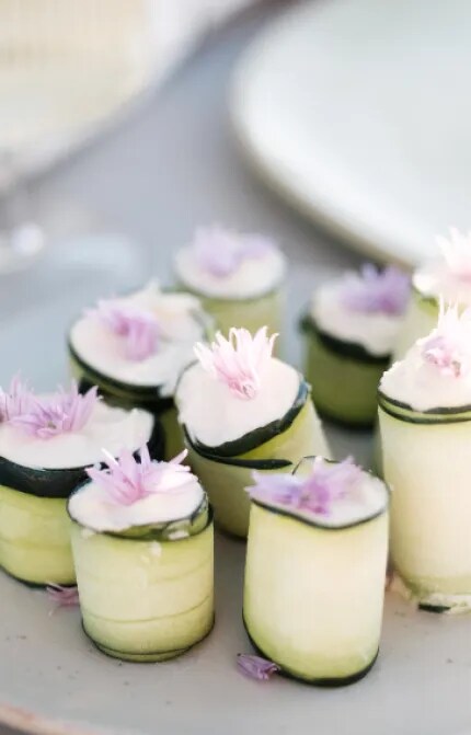 Fresh Zuchinni Roll Ups