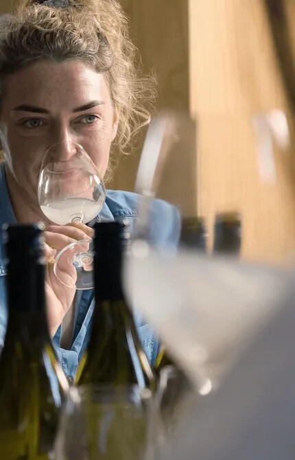 kelly with sauvignon blanc
